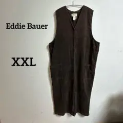 Eddie Bauer コーデュロイ　ワンピース　ジャンパースカート 【XXL】