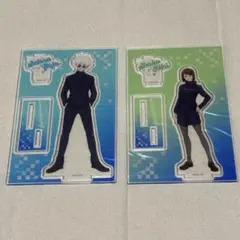 呪術廻戦 懐玉玉折Bigアクリルスタンド ダイソー 五条悟・家入硝子