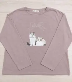 しまむら Hudson honey 大きいサイズ 4L 長袖 ピンク
