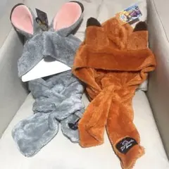 【即購入OK】ズートピア2 フード付き ティペット ニック ジュディ しまむら