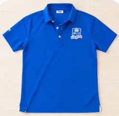 FILA GOLF メンズ ポロシャツ ブルー Mサイズ