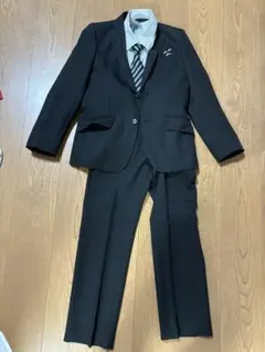 黒のフォーマルスーツセット（150cm）　1ヶ月延長/値段交渉可