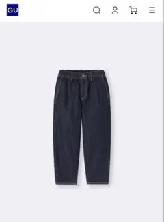 GU デニムキャロットパンツ