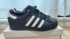 adidas Superstar ブラック/ホワイト 24センチ 美品