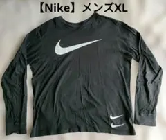 ・【Nike】メンズXL ブラック 長袖シャツ