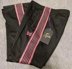 Needles トラックパンツ　ブラック×ピンク　Mサイズ 即日発送可能！