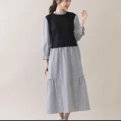 ローズティアラ　ロングワンピース