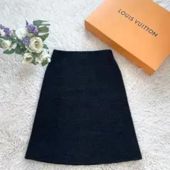 極美品★LOUIS VUITTON★現行★上質ツイード★Aライン★スカート