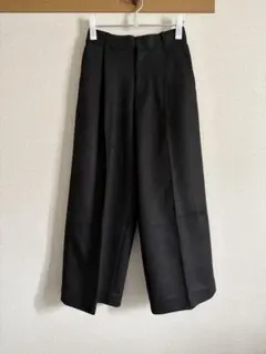 ※値下げ中【SENSE OF PLACE】ワイドツイルスラックス・メンズ・黒・M