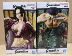 ワンピース　Grandista ボア・ハンコック　ロロノア・ゾロ　2体セット