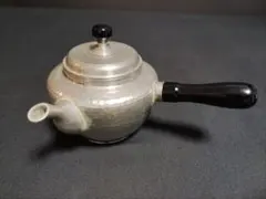 煎茶道具　錫半製　本錫　急須　湯沸し　約337g　時代箱付　M　R5063 2025年最新】本錫 急須の人気アイテム - メルカリ