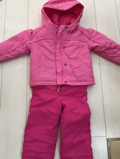 columbia 子ども用 ピンク スキーウェア セット　3T