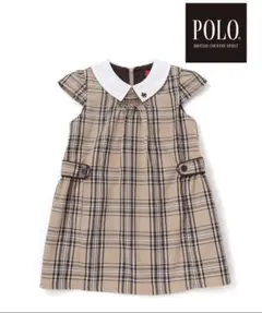 【POLO ×SLAP SLIPコラボ】襟付きチェックジャンパースカートのサムネイル