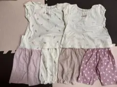 半袖パジャマ　95センチ　女の子　上下2セット➕ズボン2枚