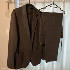 UNIQLO セットアップ　ブラウン　ジャケットLサイズ パンツMサイズ