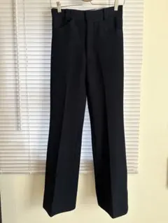 70's センタープレスフレアパンツ ネイビー vintage