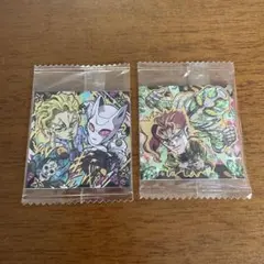 ジョジョの奇妙な冒険 吉良吉影 花京院典明 JJR ウエハース ステッカー