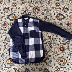 COMME des GARCONS SHIRT 長袖シャツ チェック切替のサムネイル