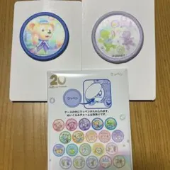ダッフィー&フレンズ20th　カラフルハピネス　ダッフィー　ワッペン　TDS