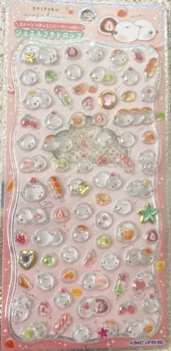 ボンボンドロップシール ミニ ジュエルプチドロップ シマエナガ DAIFUKU