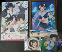 [彼女、お借りします] 一番くじ カノカリ 更科瑠夏　グッズ4点セットのサムネイル