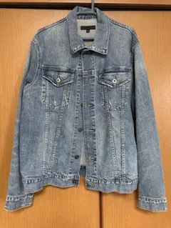 ライトブルーデニムジャケット XL