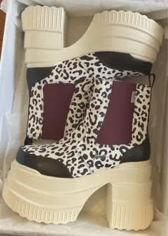 新品✨Lサイズ ヨースケ 厚底 サイドゴアブーツ ブラックマルチ