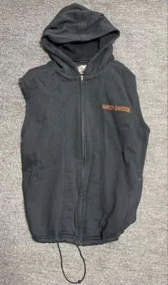 Harley-Davidson フード付きベスト M ブラック