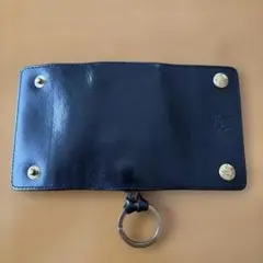 IL BISONTE ブラック レザー キーケース