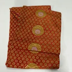 半幅帯 本場筑前博多織 花唐草模様 赤色 KO-1120 - メルカリ