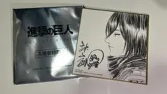 進撃の巨人 ミカサ 色紙