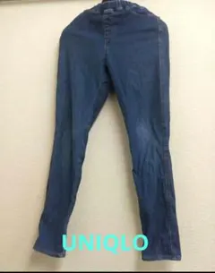 ユニクロ　UNIQLO　キッズ　パンツ　Lサイズ135-145㎝　デニム