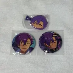 あんスタ 乙狩アドニス 缶バッジ 前髪クリップ