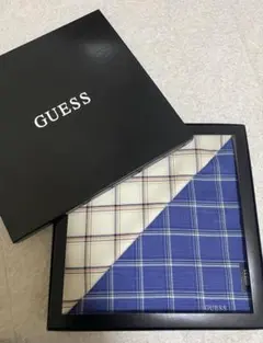 GUESS ハンカチ 2枚セット チェック柄（箱無し）のサムネイル
