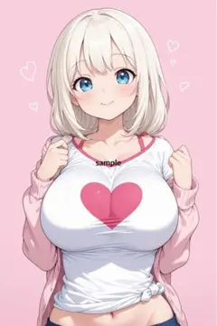 m107 AIイラスト　かわいい　A4ポスター