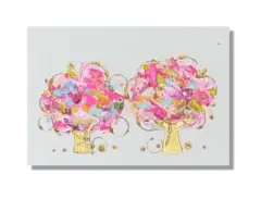 絵画 油絵 原画 花 紫陽花 ピンク 北欧 アート インテリア プレゼント