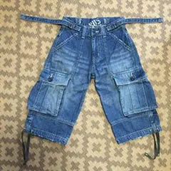 エドウィン 130 デニムカーゴパンツハーフ