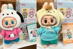 popmartラブブlabubu サンリオ　ポムポムプリンとポチャッコ