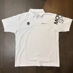 デサント MOVESPORT ポロシャツ ホワイト O(XL) 着用１回