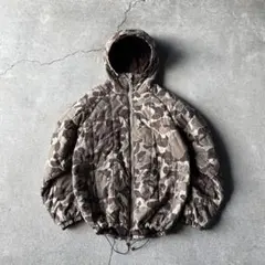 Columbia hooded puffer jacket camouflage