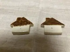 studio m スタジオエム　お家の形の陶器箸置き２個セットのサムネイル