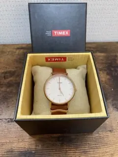 TIMEX 腕時計 本体 レザーベルトのサムネイル