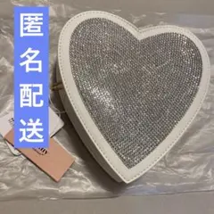 エイミーイストワール ハートグリッターミニバッグ ホワイトのサムネイル