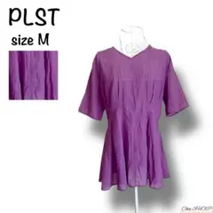 訳あり【PLST】プラステ トップス チュニック ブラウス シースルー Aライン