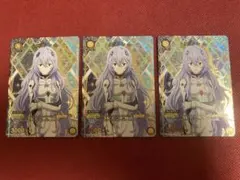 黄色 綾波レイ R レア 星1 3枚セット エヴァンゲリオン ユニアリ まとめ売