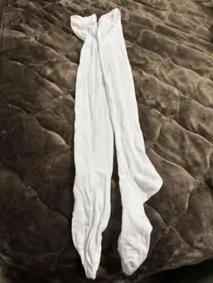 ニーハイソックス　白
