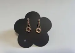 MARY QUANT マリークアント イヤリング ピンクゴールド