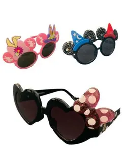 ディズニー　ミッキー　ミニー　サングラス 3個セット