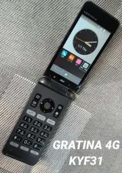 京セラ GRATINA 4G ブラック 本体