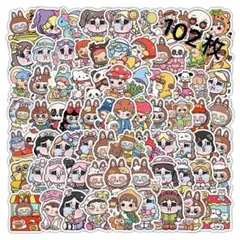 POPMART シール ステッカーシール 102枚